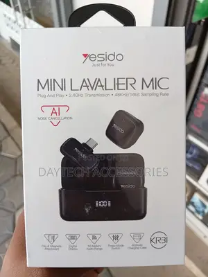 Yesido KR31 Mini Lavalier Microphone Wireless Lapel Mic System.