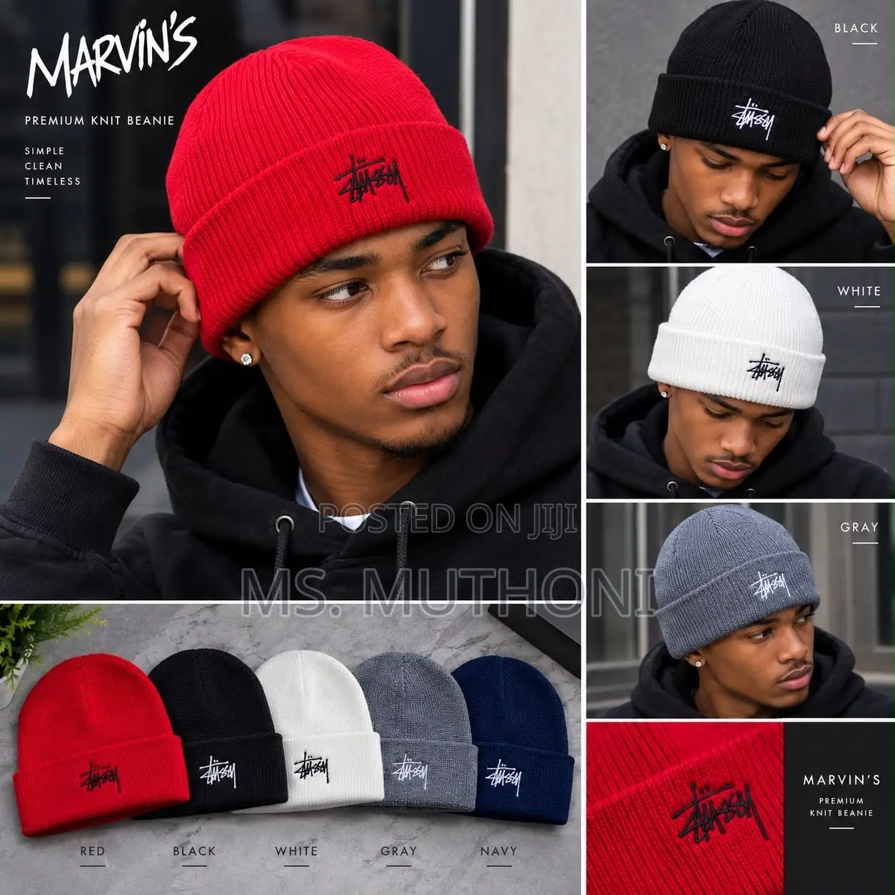 MARVIN’S Premium Knit Beanies