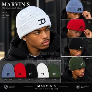 MARVIN’S Premium Knit Beanies