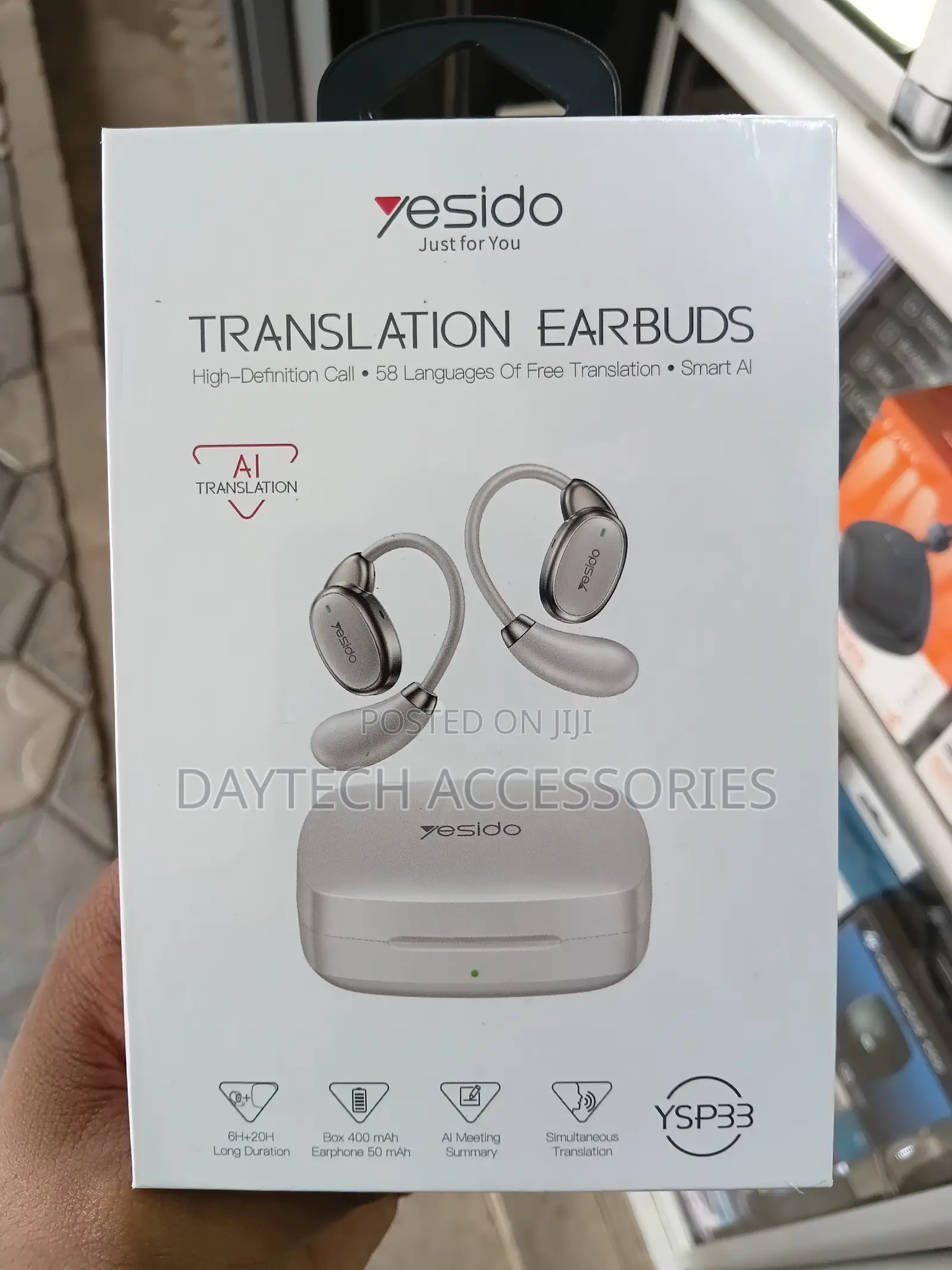 Yesido SP33 Smart AI Multi-Language Translation Wireless Earbuds