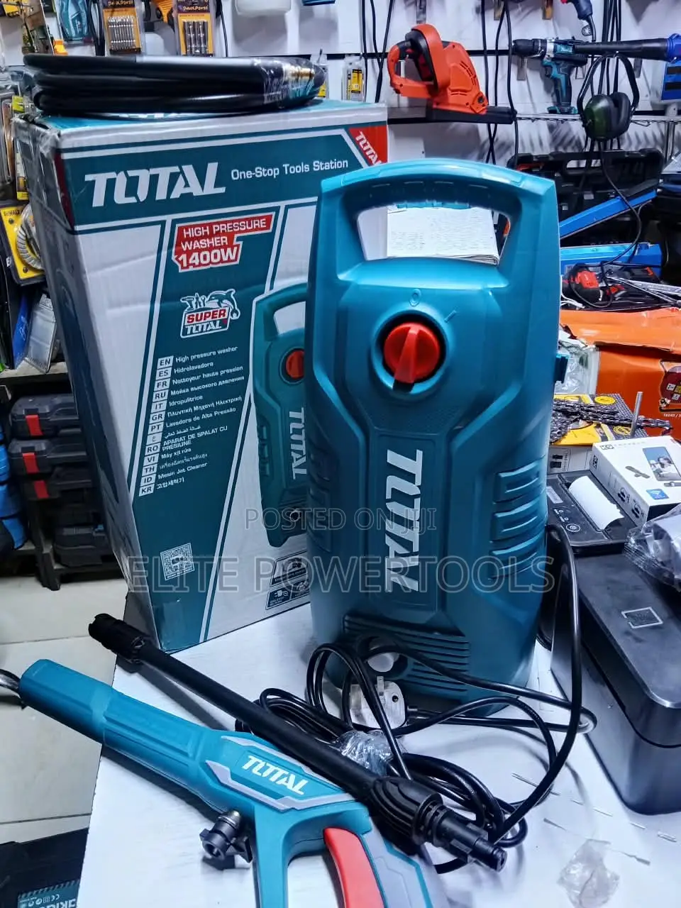 TOTAL 1400W High Pressure Washer