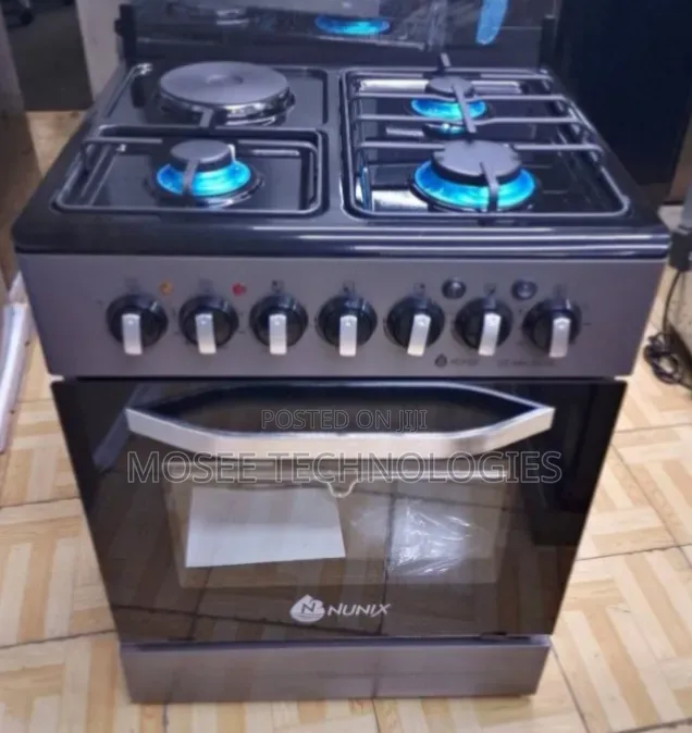 Nunix 660 Series 60×60cm Full-Size Standing Cooker With 3+1