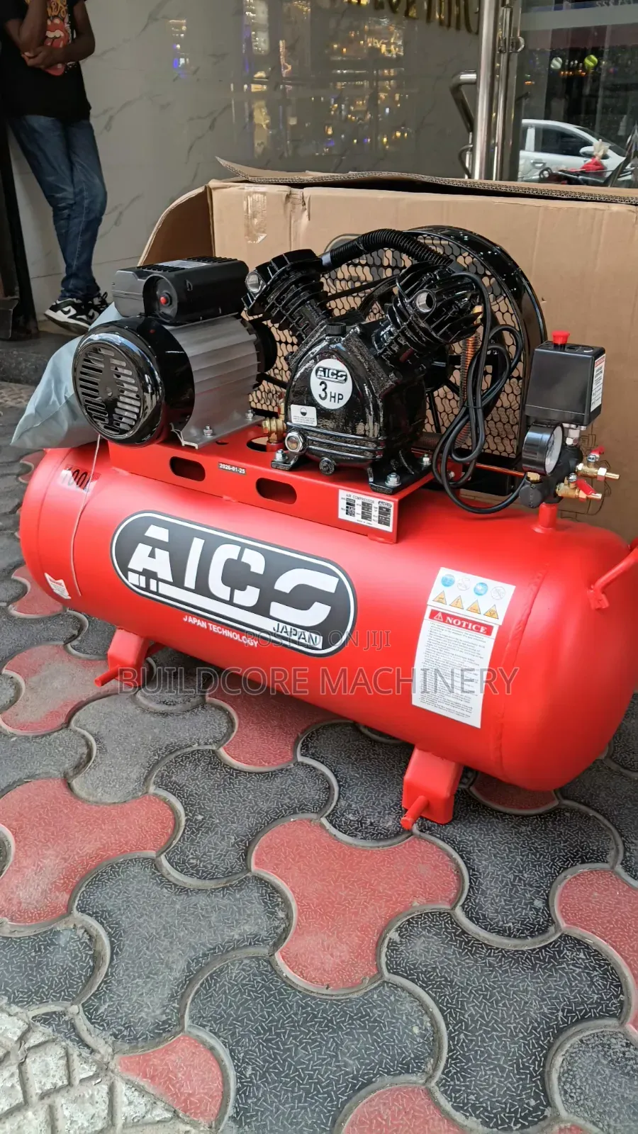 3hp 100litres Aico Japan Electric Air Compressor
