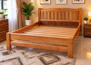 Pure Wooden Complete Bed 5 by 6