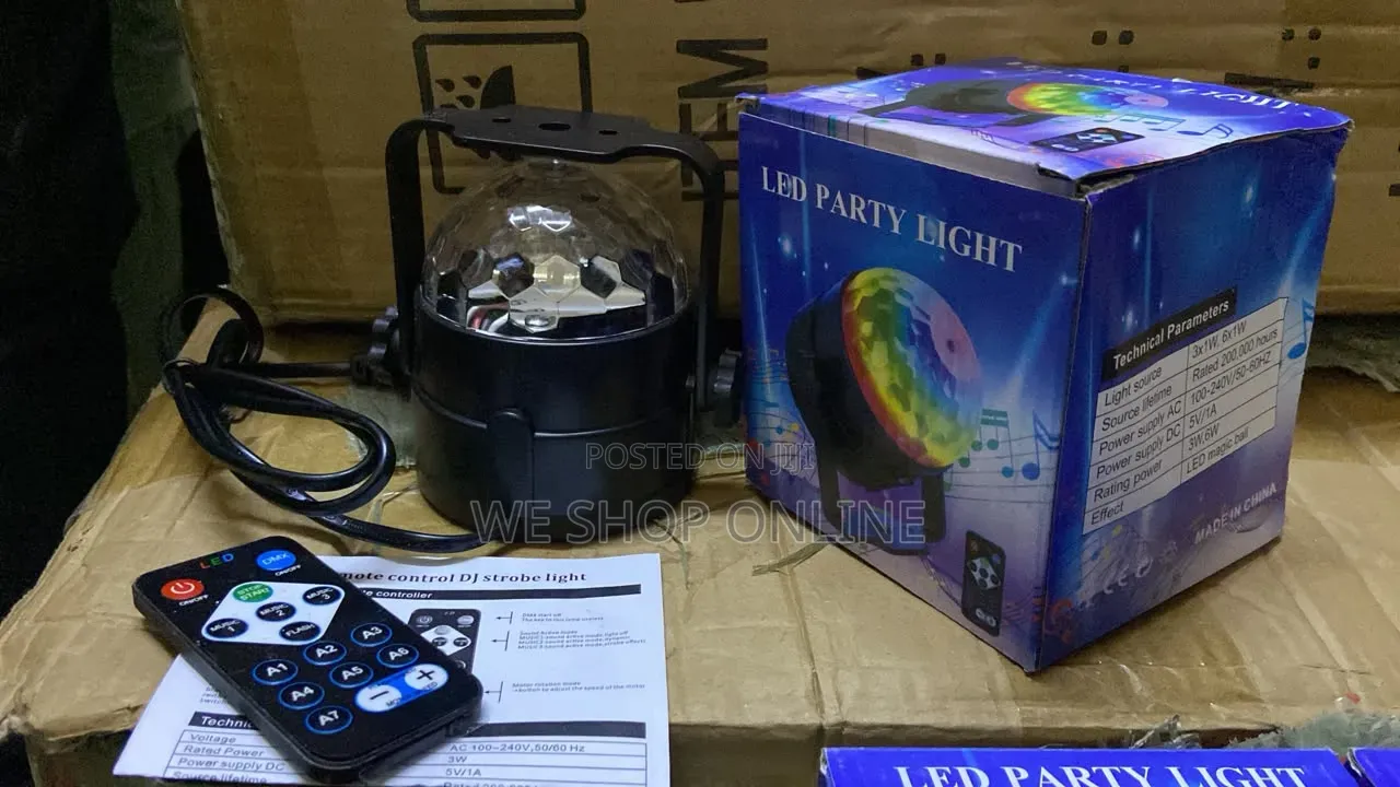 Mini Crystal Remote Control Light