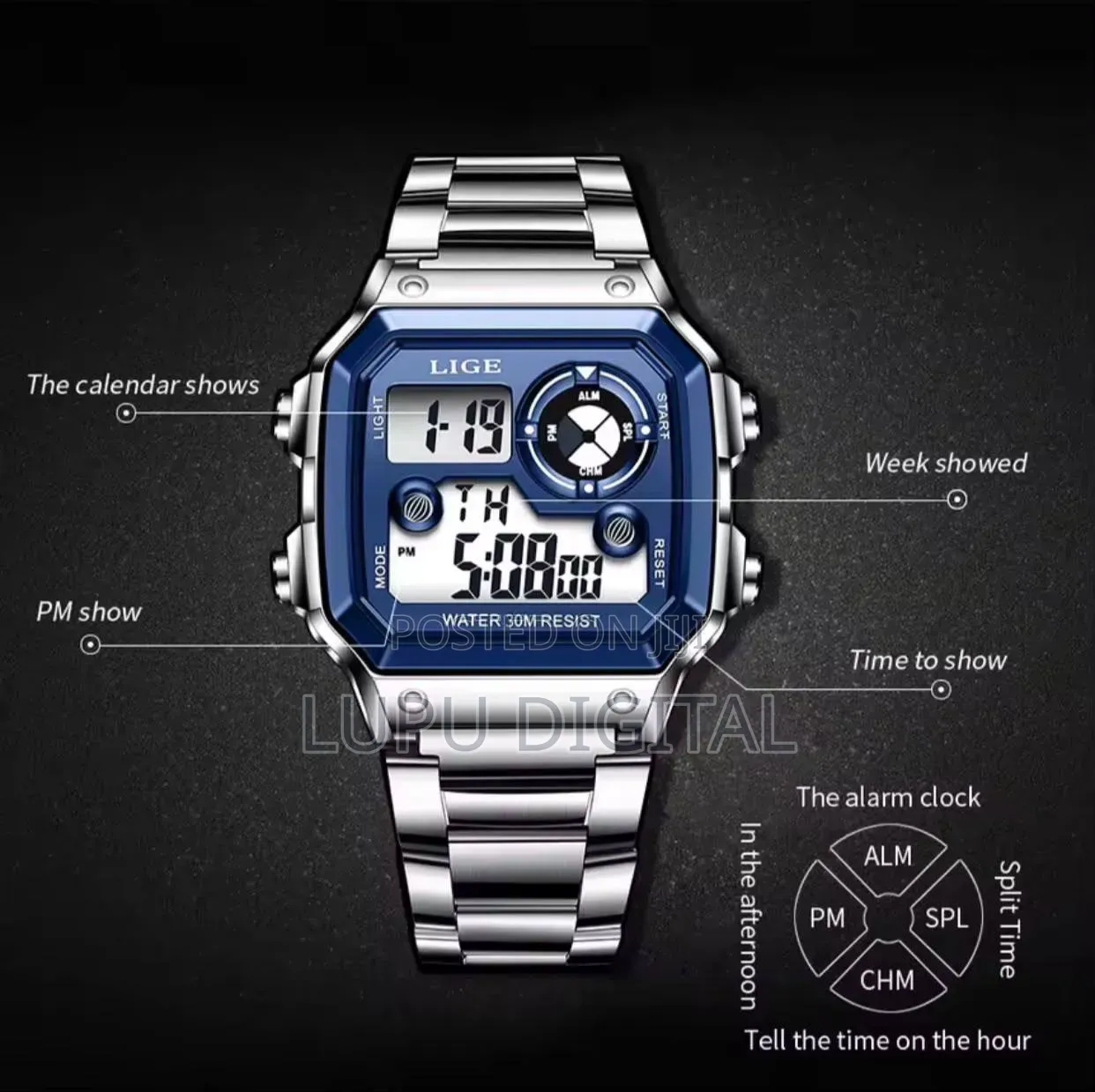 Lige Gents Watch #Lg8291