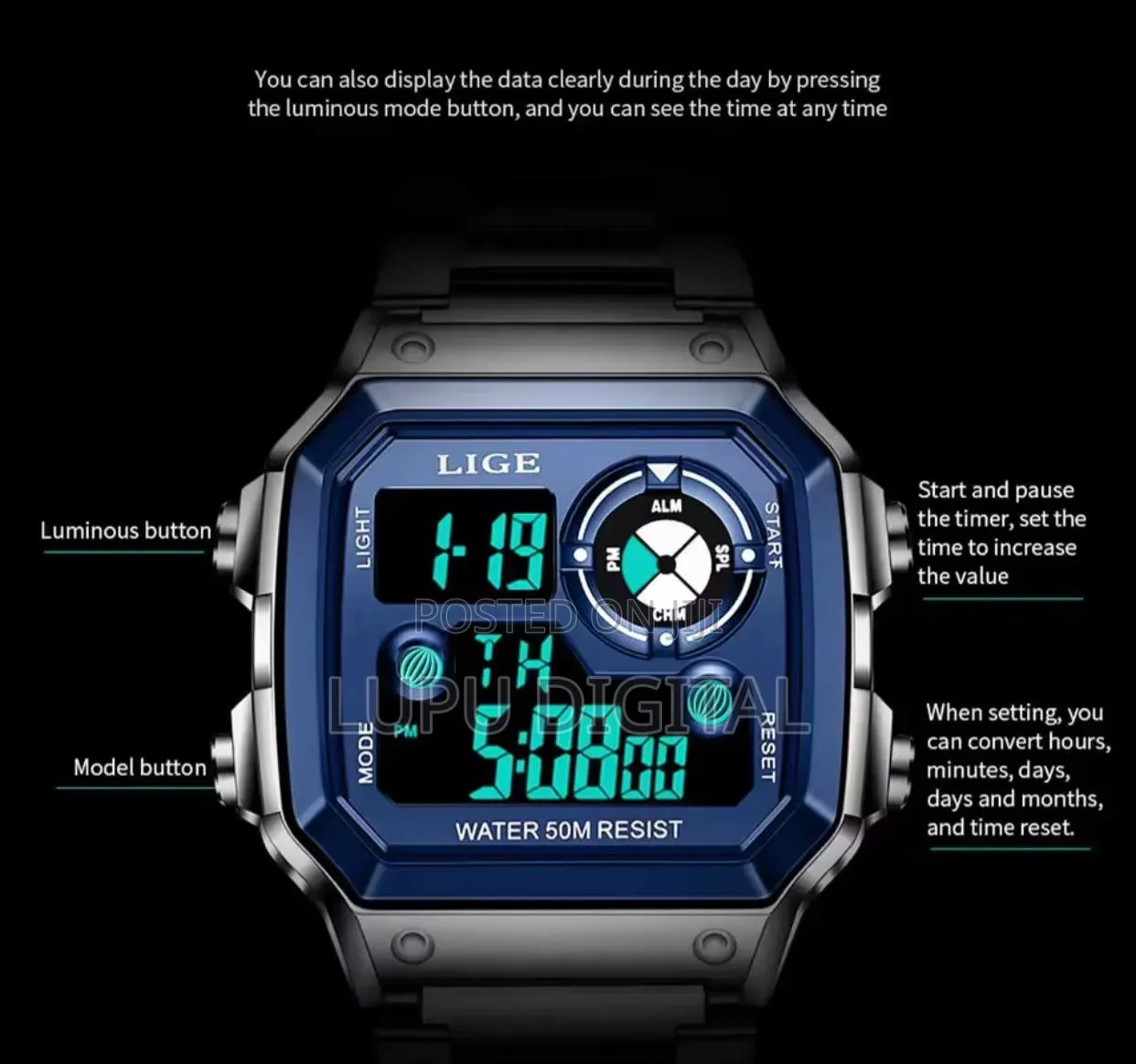 Lige Gents Watch #Lg8291