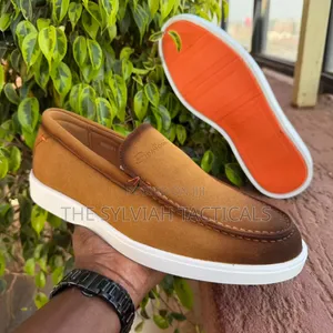 Quality Original Causal Men Flat Shoes in Coffe Brown and Black