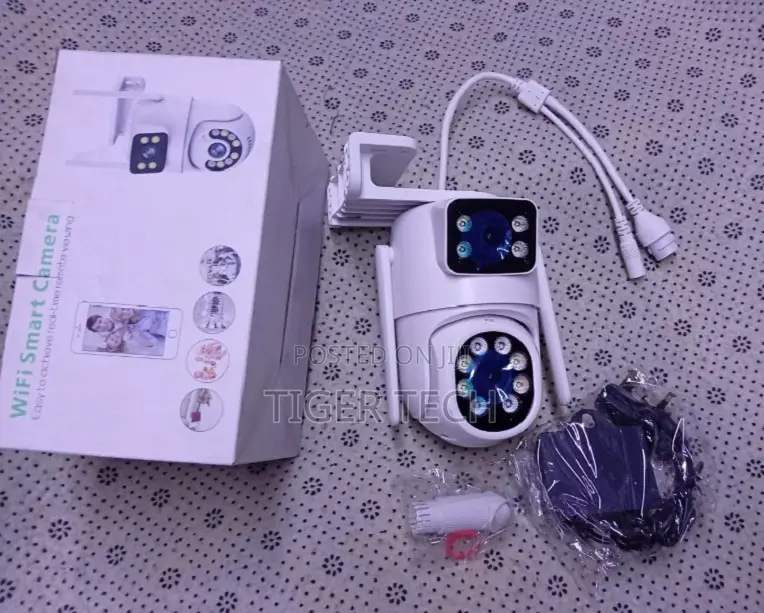 Icsee-Wifi Dual Lens Non -Solar AC Powered PTZ Camera