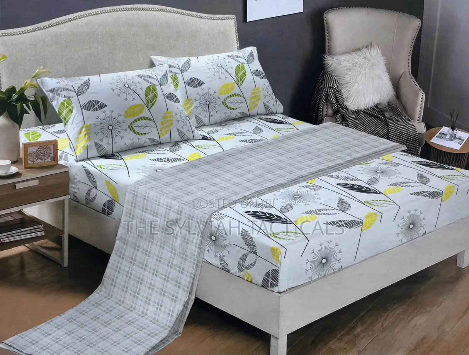 Fitted Bedsheet Set Material Cotton 2pcs Bedsheets 4pcs Pillow Cases