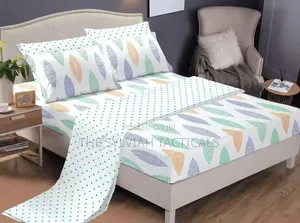 Fitted Bedsheet Set Material Cotton 2pcs Bedsheets 4pcs Pillow Cases
