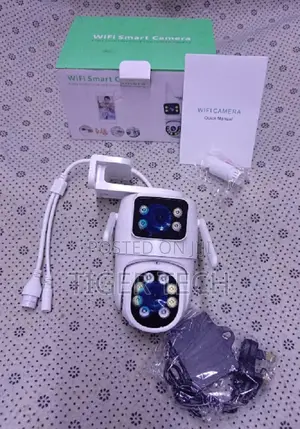 Elecricity Powered PTZ Dual Lens Wi-Fi Camera