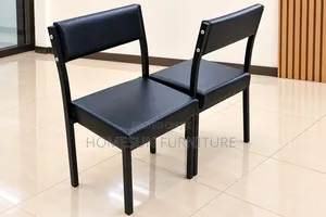 Visitor Chair – Black Padded School Teacher's Chair