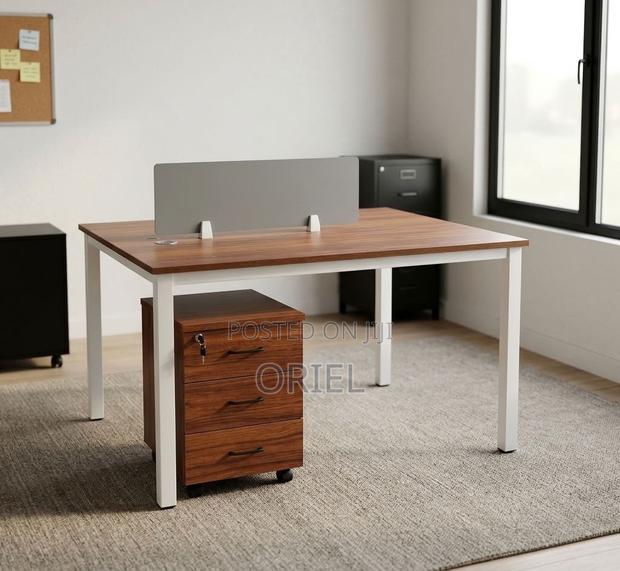 Office Workstation : Open 2-Person Office Desk - thumbnail 2
