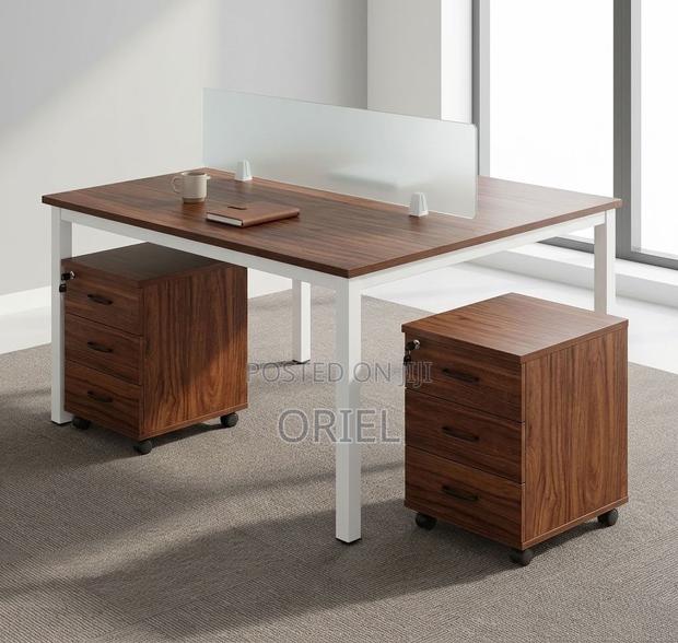 Office Workstation : Open 2-Person Office Desk - thumbnail 9