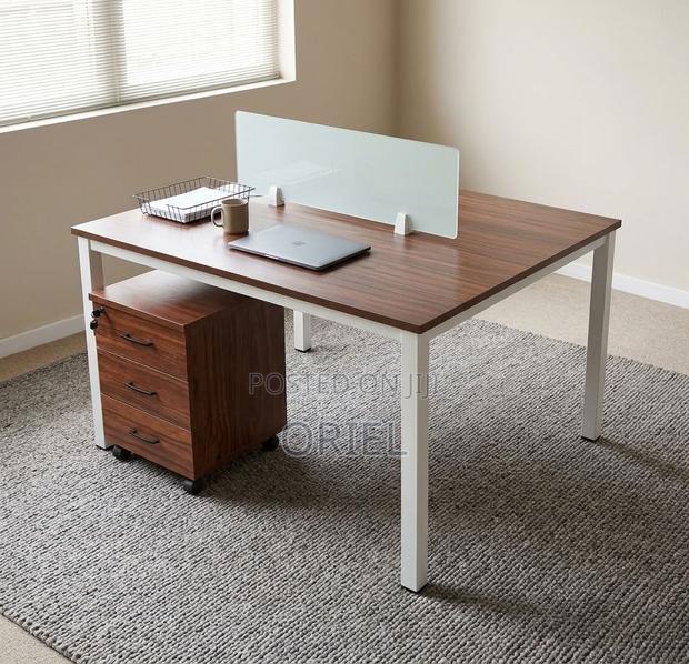 Office Workstation : Open 2-Person Office Desk - thumbnail 10