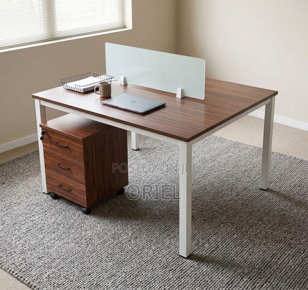 Office Workstation : Open 2-Person Office Desk - thumbnail 11