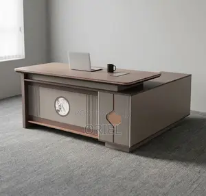 Office Desk : Executive L-Shaped Work Desk 1800MM