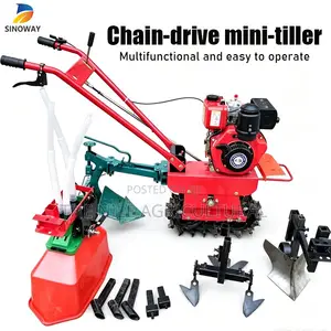 Multi Function Chain Tiller Plough Ridge Furrow Weeder