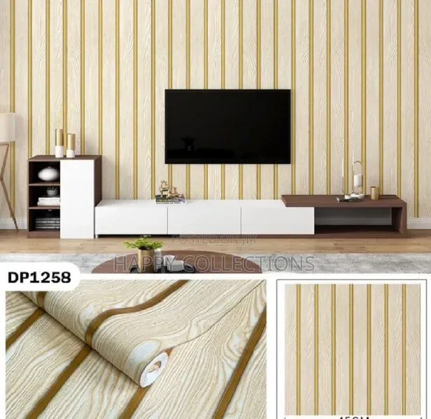 Beautiful Panel Stripped Wallpaper
