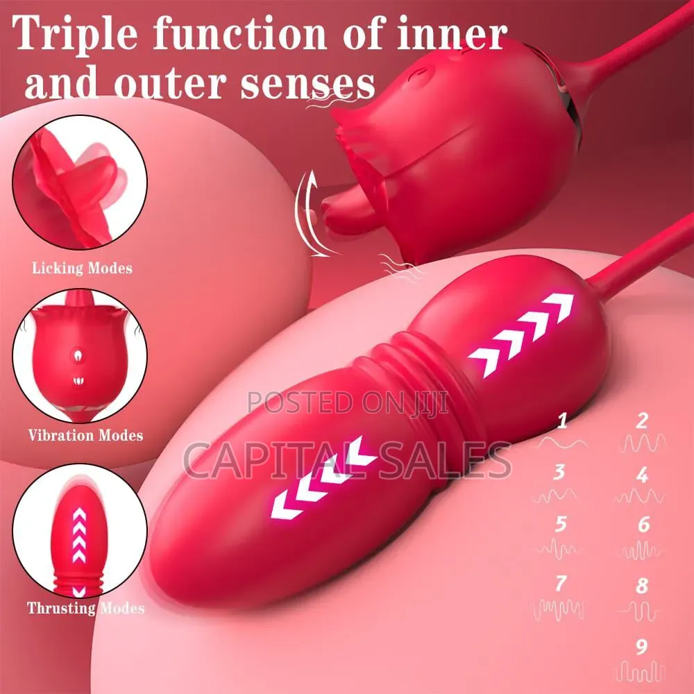 3 in 1 Rose Vibrator
