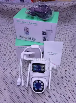 Dual Lens 2-in- 1 PTZ ICsee 4mp Wi-Fi Camera