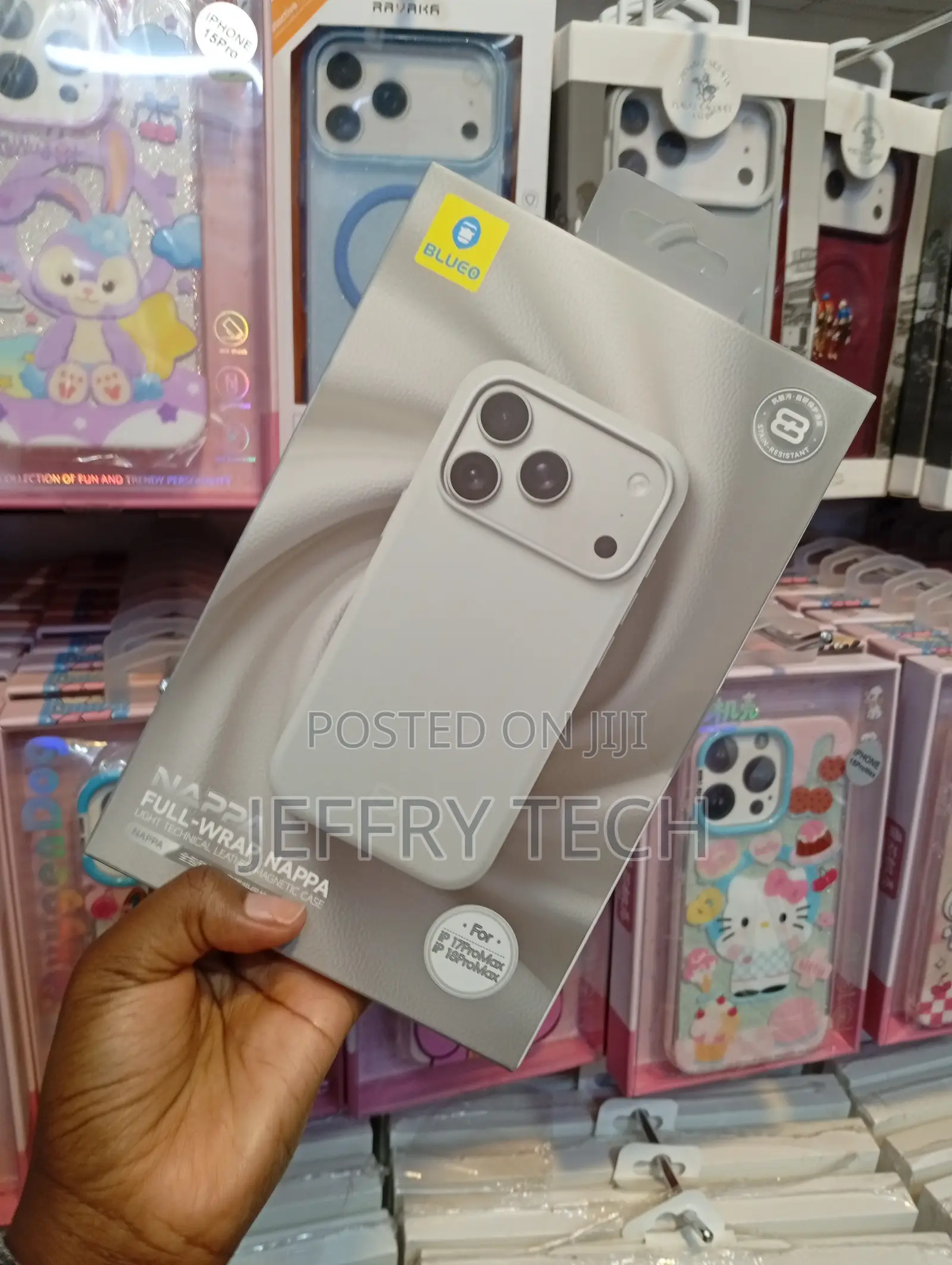 Blueo Nappa Leather Magnetic for the iPhone 17 Pro Max / 18 Pro Max