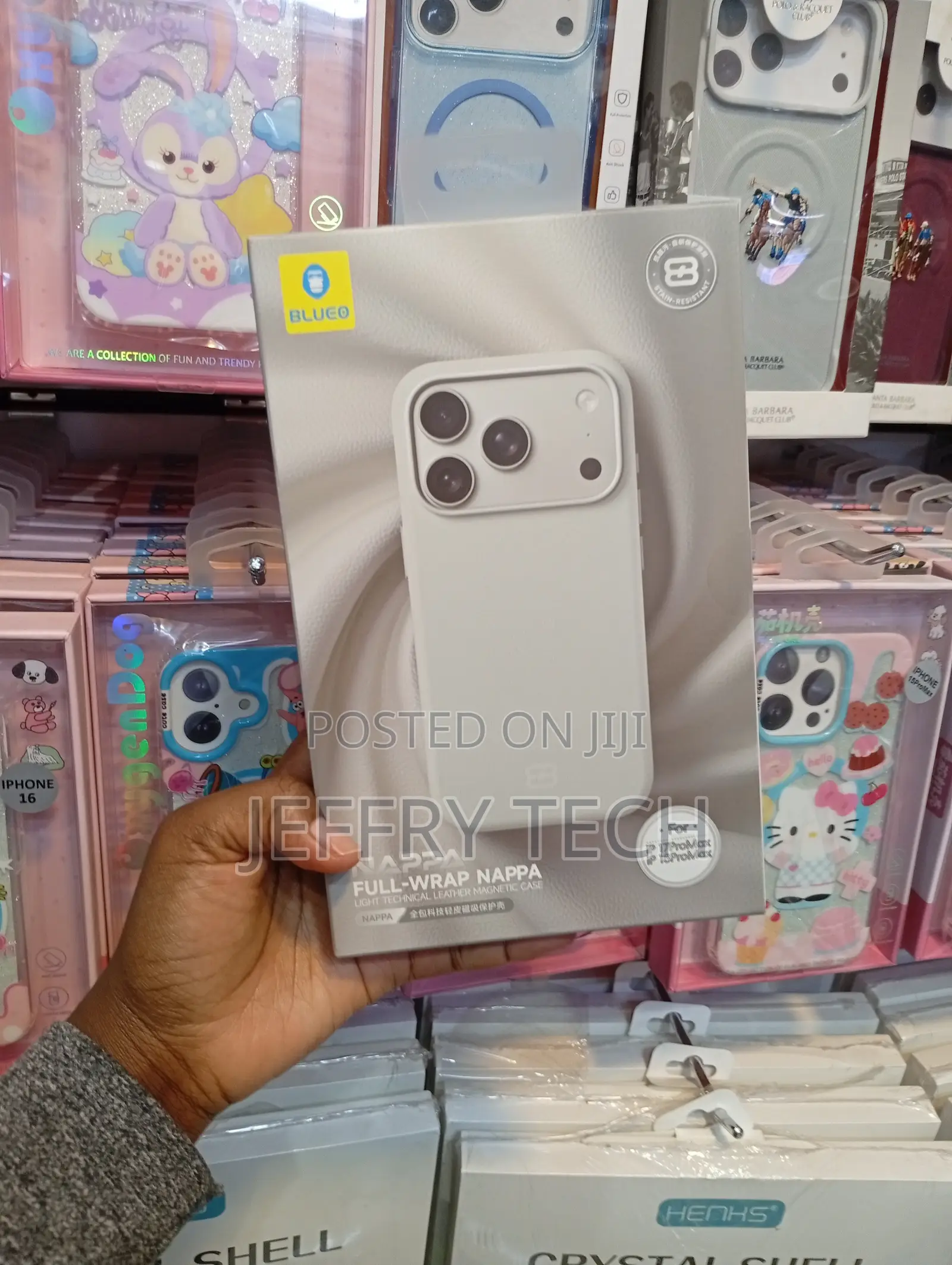 Blueo Nappa Leather Magnetic for the iPhone 17 Pro Max / 18 Pro Max