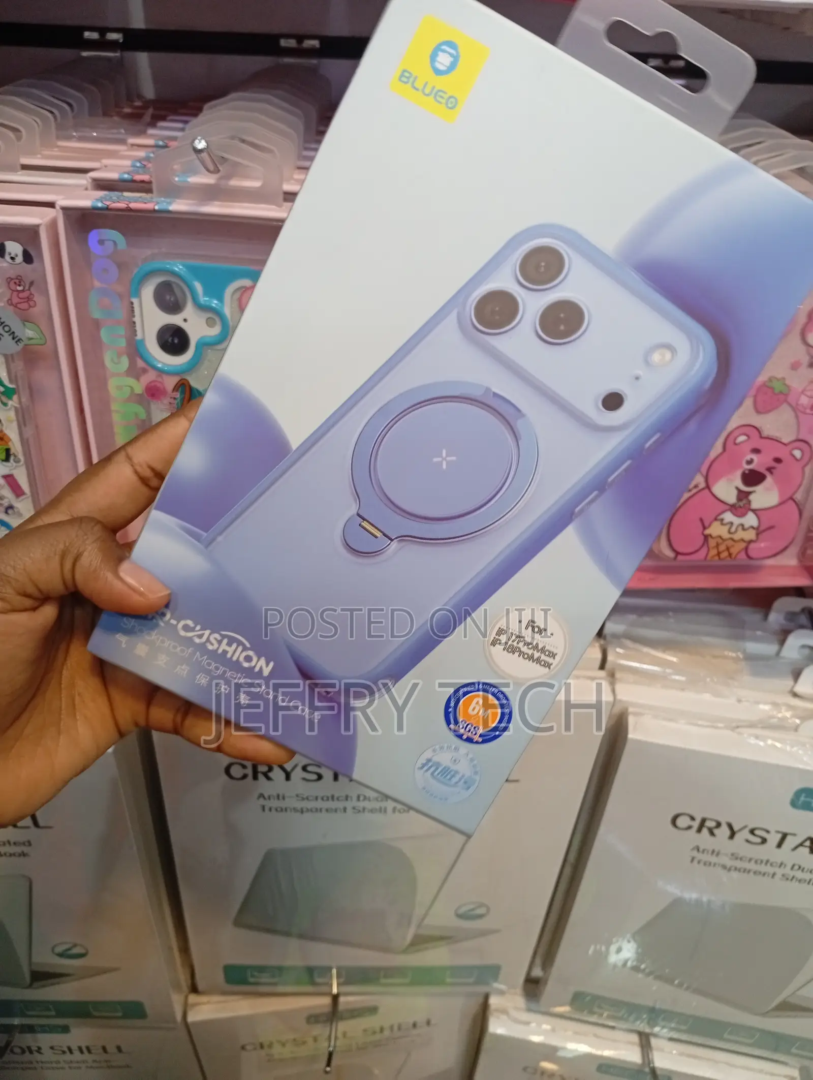 Light Blue Magnetic Case for the iPhone 17 Pro Max /iPhone 18 Pro Max