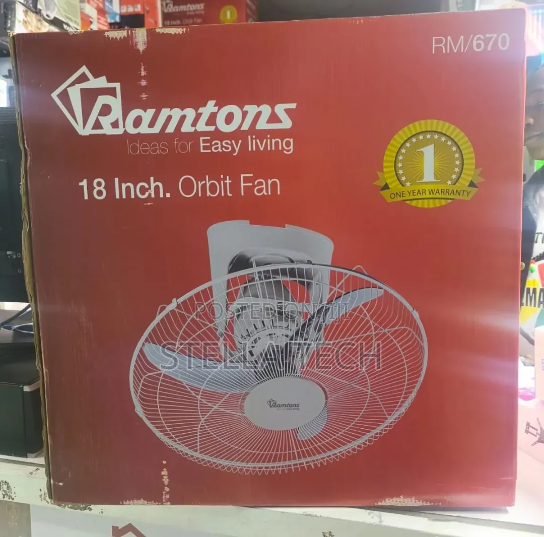 Ramtons 18-Inch Orbit Fan (Model RM/670
