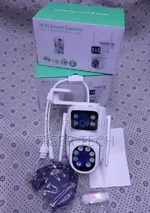 4mp (2mp+2mp) Icsee Dual Lens Wifi Indoor/Outdoor Camera