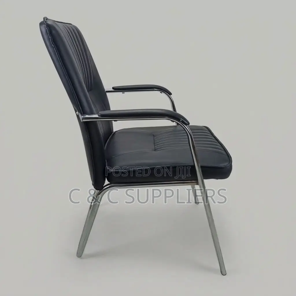 Leather Conference Chair With Armrest