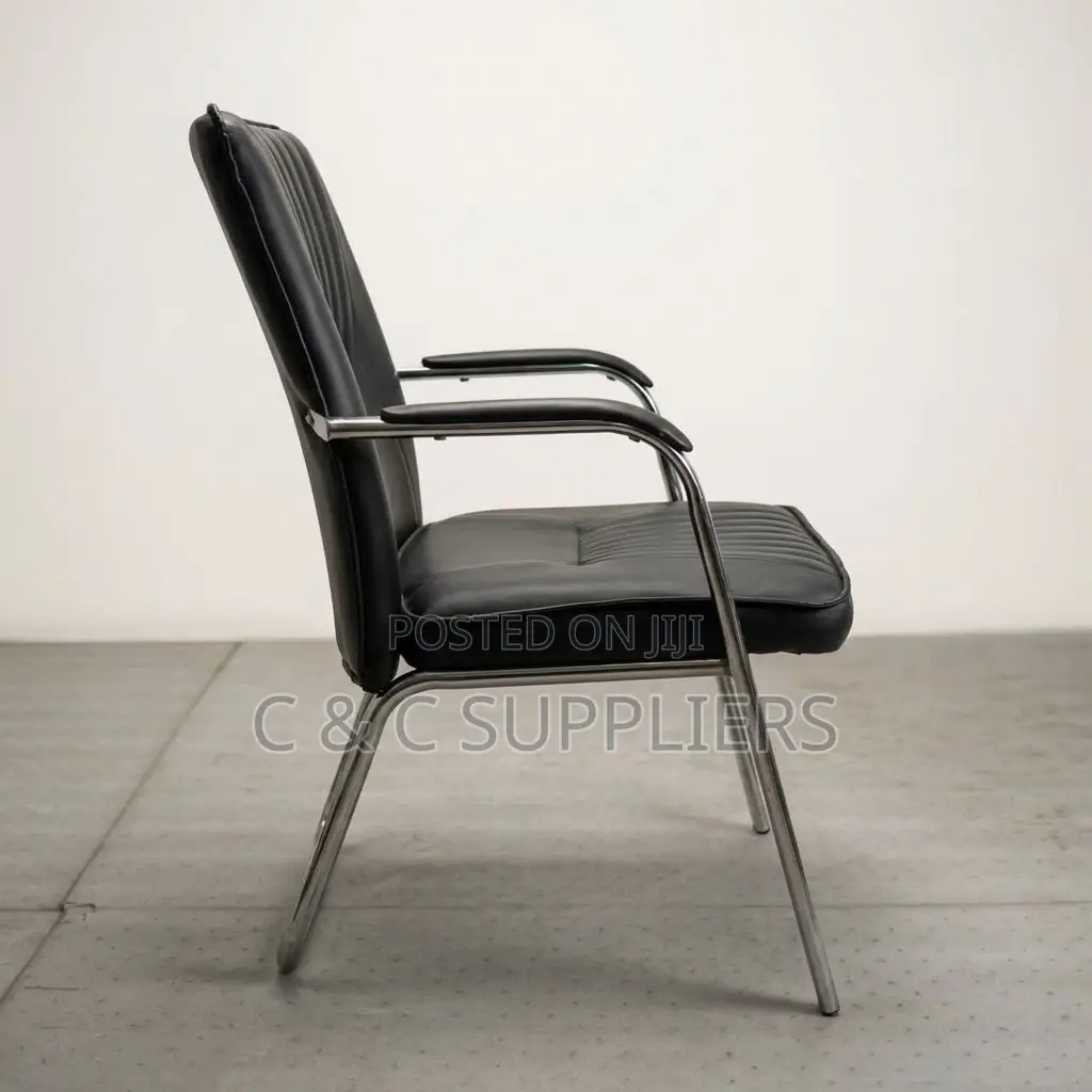 Leather Conference Chair With Armrest