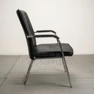 Leather Conference Chair With Armrest