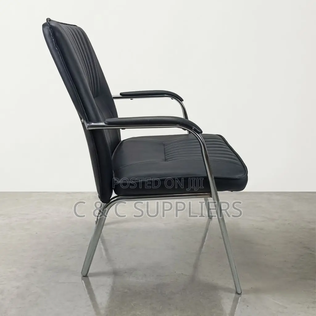 Leather Conference Chair With Armrest