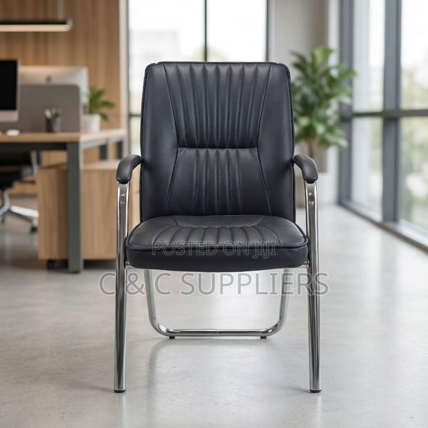 Leather Conference Chair With Armrest - thumbnail 16