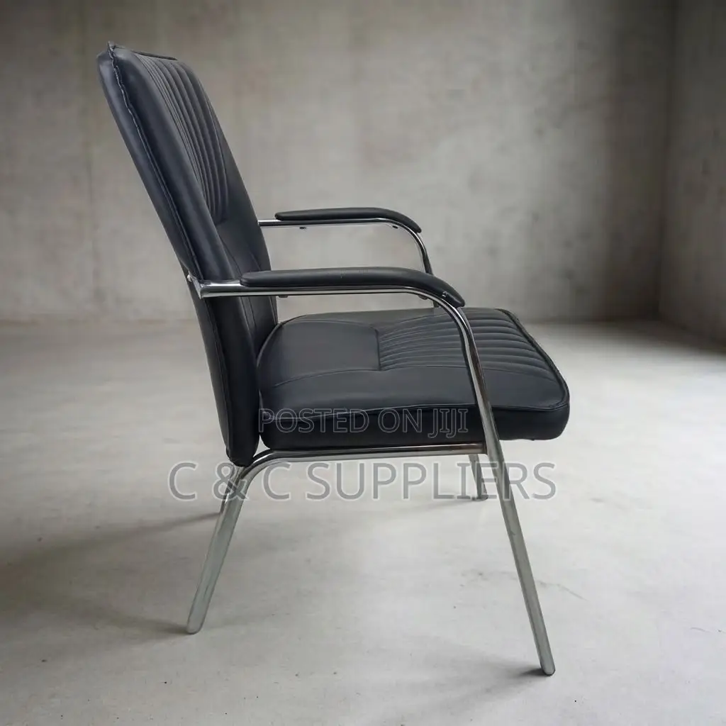 Leather Conference Chair With Armrest