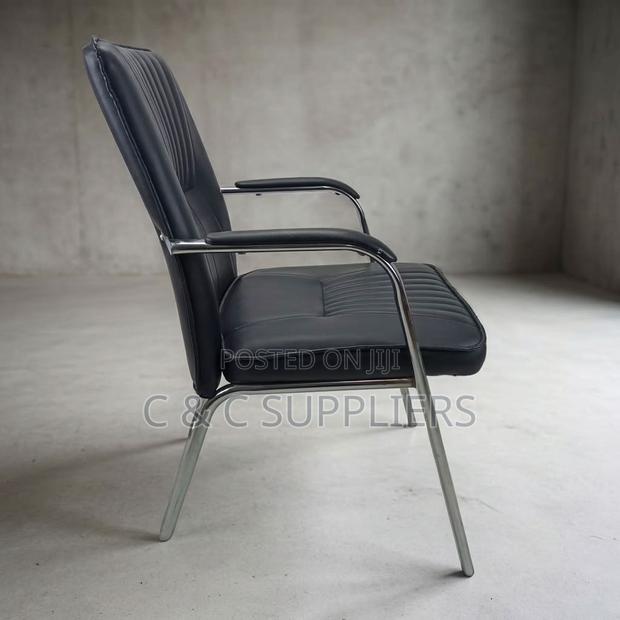 Leather Conference Chair With Armrest - thumbnail 14