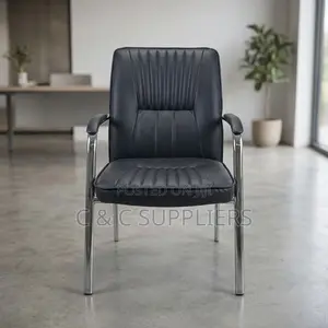 Leather Conference Chair With Armrest