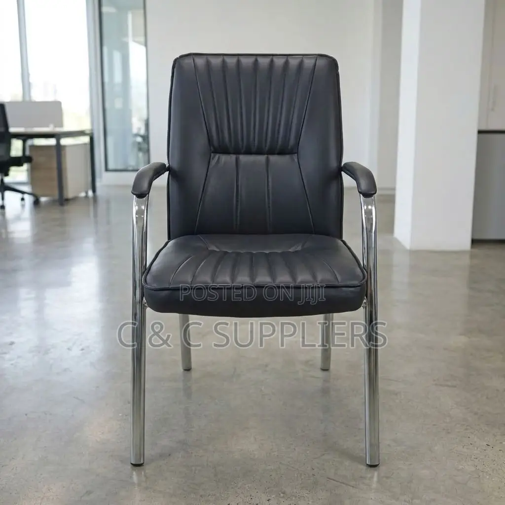 Leather Conference Chair With Armrest