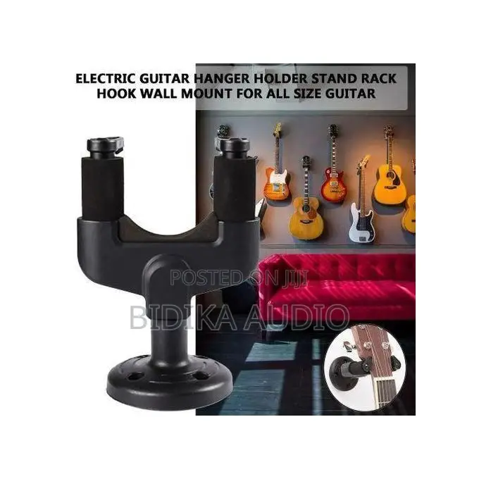 Guitar Hanger Hook Wall Mount Soft Non-Slip Holder Stand