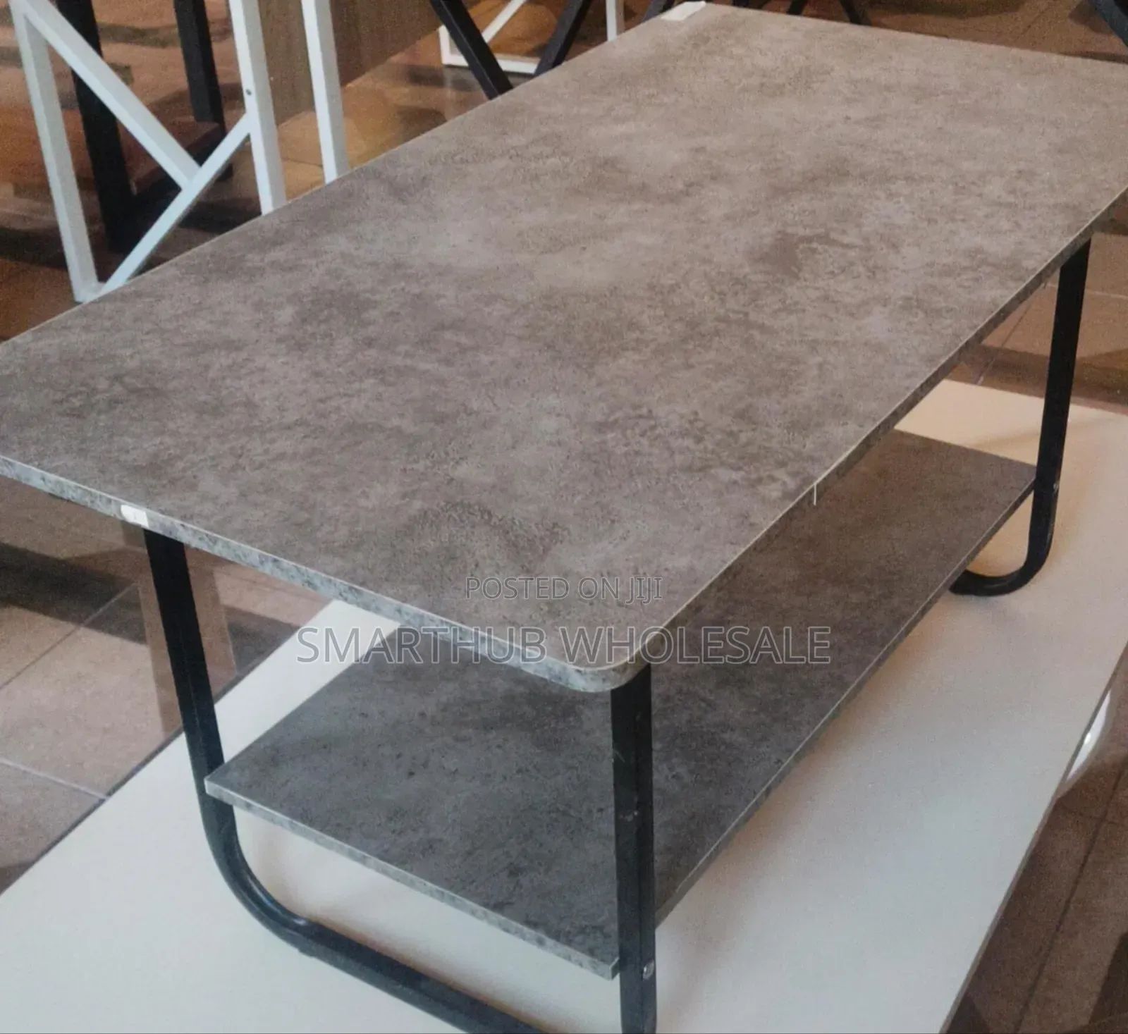 Imported Executive Marble Top Coffee Table