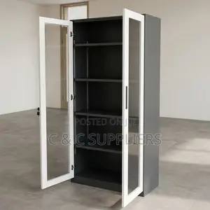2-Glass Door Metal File Cabinet