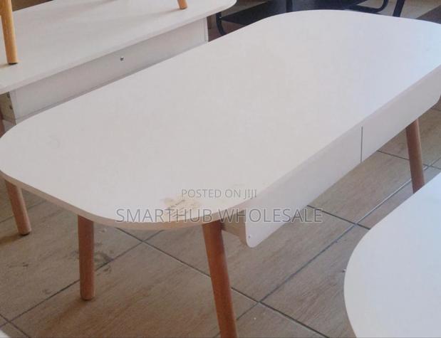 Imported Executive Coffee Table With Drawers - thumbnail 2