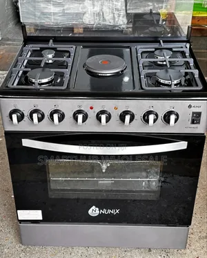 60*80 Nunix 4gas +1 Electric Standing Cooker With Electric Oven