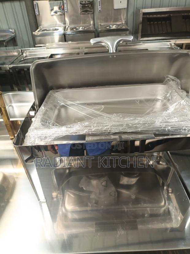 Silver Chaffing Dishes - main view
