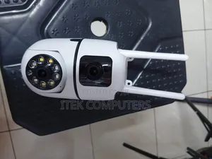 V380 Pro Dual Lens Bulb CCTV With Advanced Night Monitoring