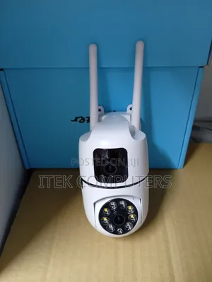 V380 Pro Dual Lens Bulb Camera With Wide Area Monitoring