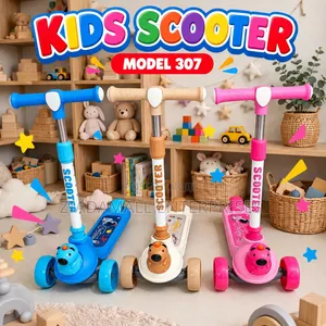 Scooter 307 for Kids - 3 Wheel - Cartoon Dog - New
