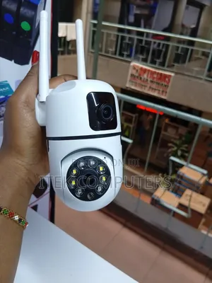 V380 Pro Dual Lens Bulb Camera for Convenient Home CCTV